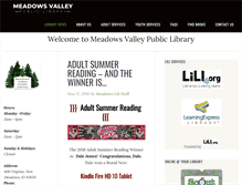Tablet Screenshot of meadowsvalley.lili.org