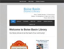 Tablet Screenshot of boisebasin.lili.org