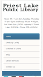 Mobile Screenshot of priestlake.lili.org