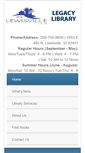Mobile Screenshot of lewisville.lili.org